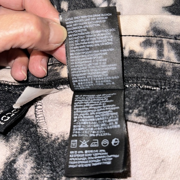 H&M divided black and whitish grey sweatpants US small - Picture 5 of 5